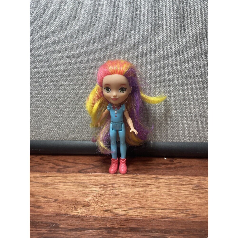 2017 Mattel 6" Sunny Day Doll *Long Rainbow Hair With Shoes